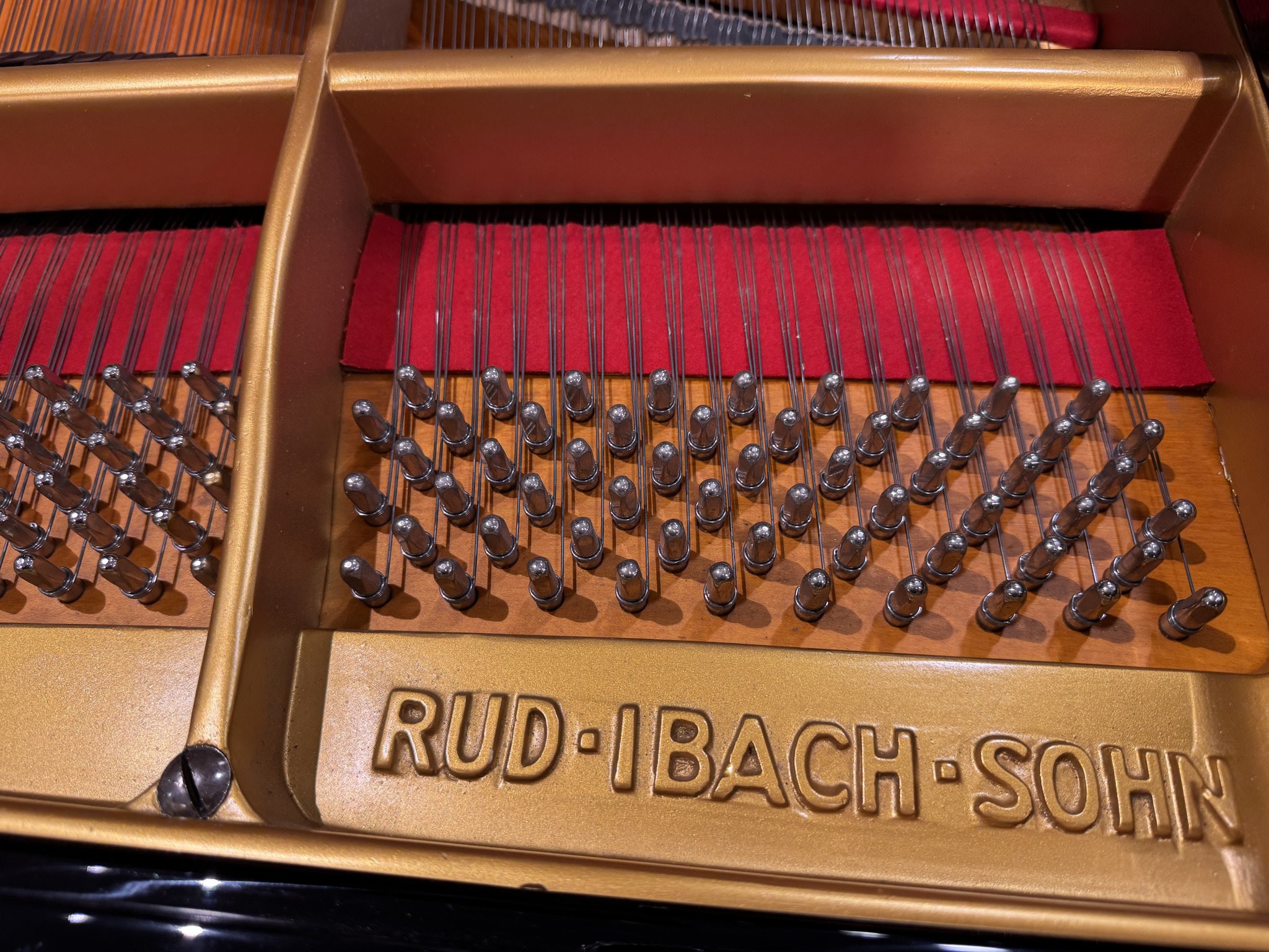 Ibach Grand piano detail