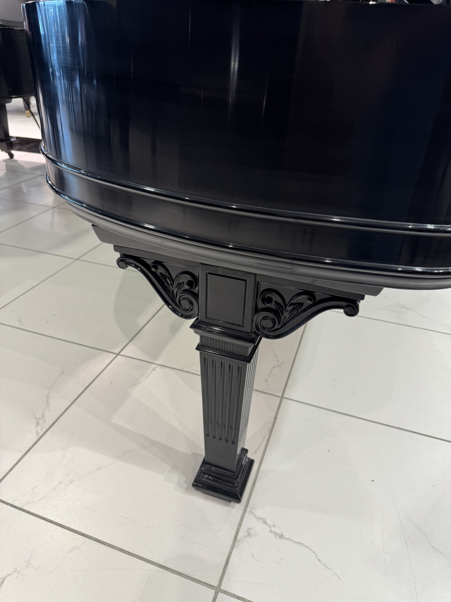 Steinway B Series piano detail