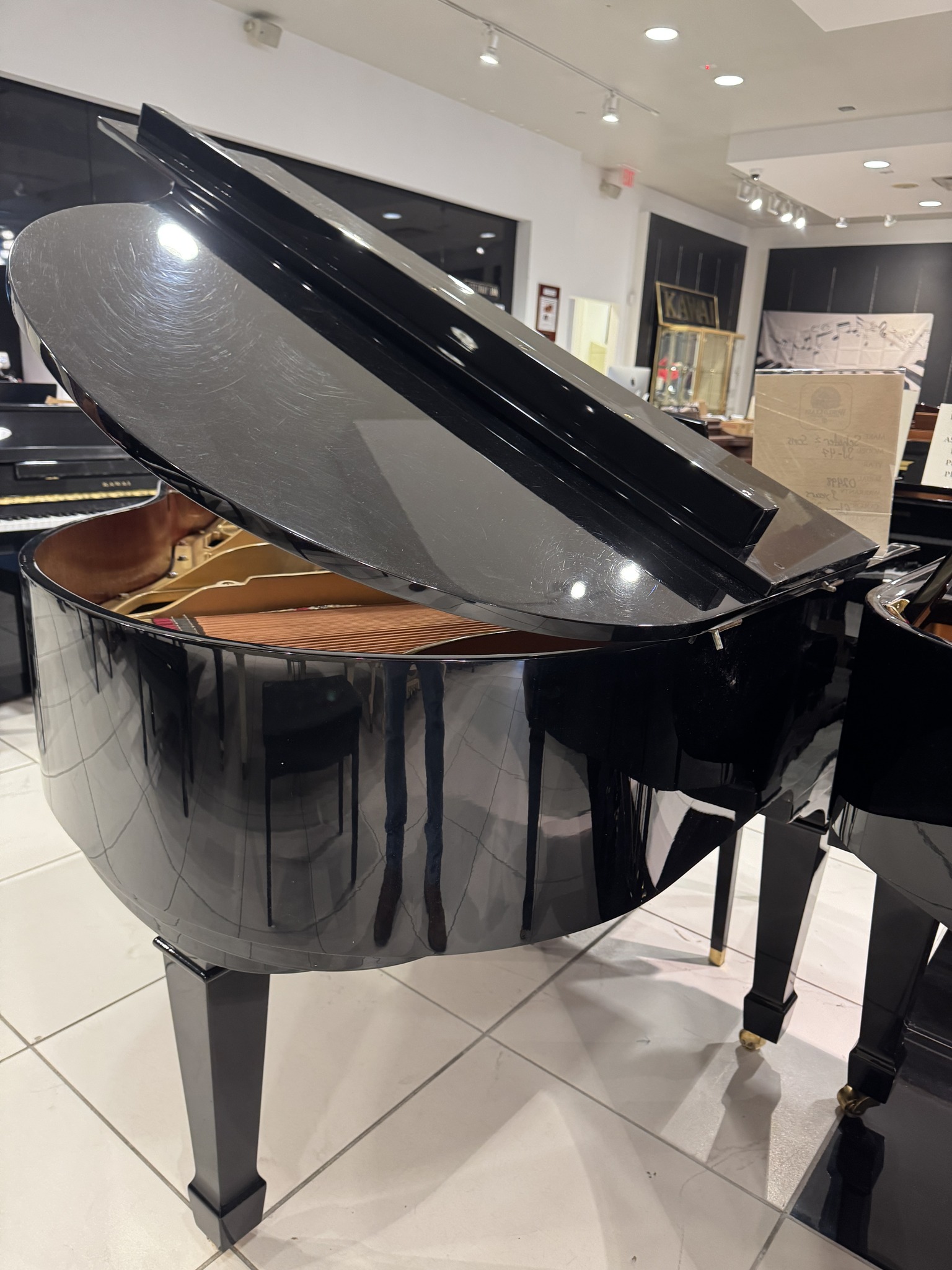 Schäfer & Söhne piano detail